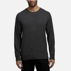 Boston Traders men’s long sleeve crewneck pullover sweatshirt dark Gray size M